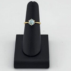 Sterling Silver 925 Ring with Vibrant Blue Gemstone – Elegant & Timeless Design
